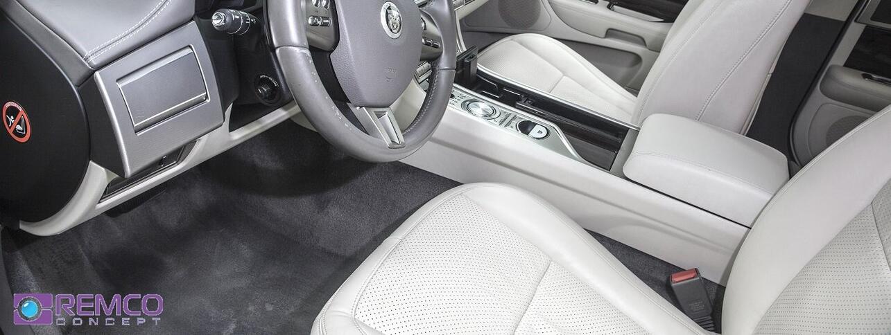 Комплексная химчистка и реставрация салона Jaguar