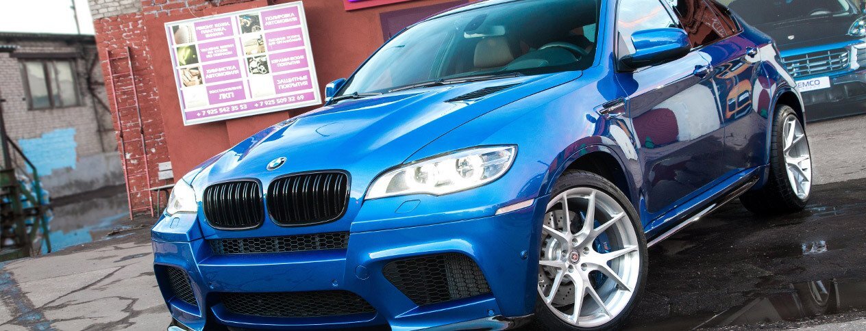 Полирока кузова и удаление сколов BMW X6 M I